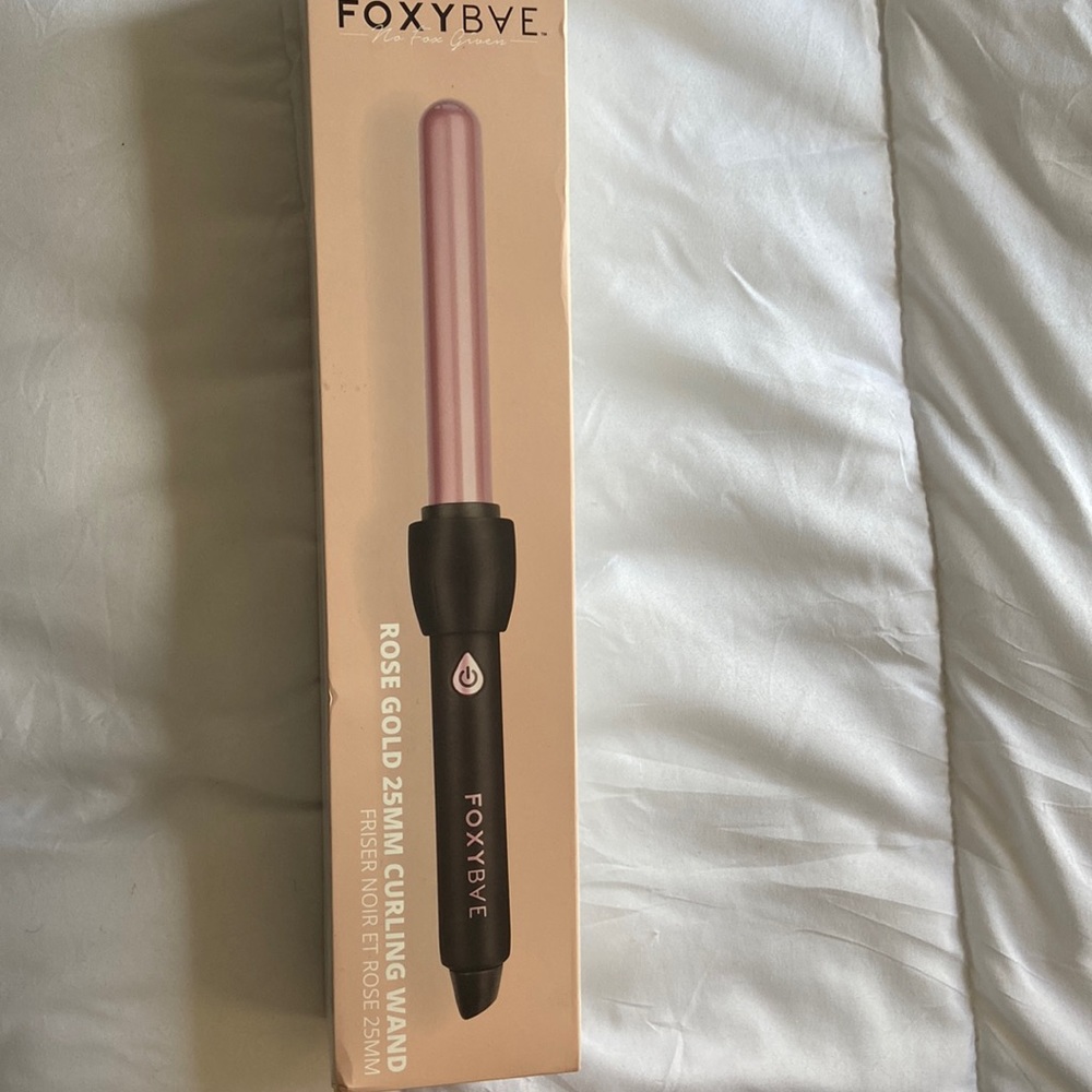 FOXYBAE ROSE GOLD 25MM CURLING WAND